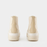 Austen High-Gb Sneakers - Isabel Marant - Écru - Cotton