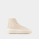 Austen High-Gb Sneakers - Isabel Marant - Écru - Cotton