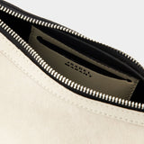 Oskan Moon Hobo Bag - Isabel Marant - Chalk - Leather