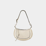 Oskan Moon Hobo Bag - Isabel Marant - Chalk - Leather