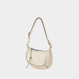 Oskan Moon Hobo Bag - Isabel Marant - Chalk - Leather