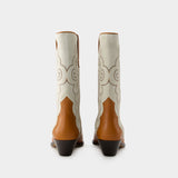 Duerto Ankle Boots - Isabel Marant - Leather - Brown