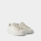 Balmain B-Court白色皮质运动鞋
