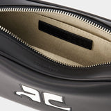 活希源 Courreges Baguette Hobo 光面牛皮手提肩背包