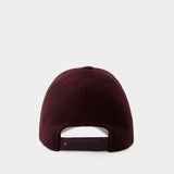 Signature Cap- Courreges - Wool - Burgundy