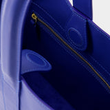 Leonore 钴蓝色光面小牛皮肩背斜挎包