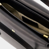 Le J 黑色勃艮第红肩包