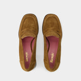 Dorothee 米色皮质乐福鞋