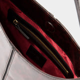 Frenchy Hobo 黑色皮质龟纹腋下包