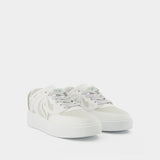 Stella McCartney S-Wave 植鞣皮运动休闲小白鞋