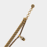 Pave Double Chain 双链条金属手链