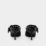Sneakers Oversize 白色皮质白色鞋跟运动鞋