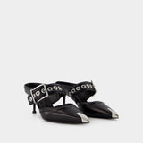 Sneakers Oversize 白色皮质白色鞋跟运动鞋