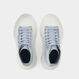 Sneakers Oversize 白色皮质白色鞋跟运动鞋