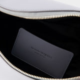 Biker Bumbag 鸽灰色牛皮胸包腰包