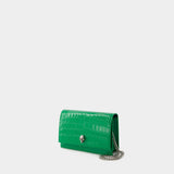 Skull Crossbody - Alexander McQueen - Leather - Green