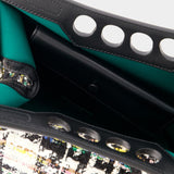 Small Peak Hobo Bag - Alexander McQueen - Tweed - Multi