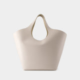 Balenciaga Mary Kate贝母色皮质托特包