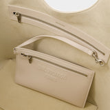 Balenciaga Mary Kate贝母色皮质托特包