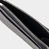 Maison Kitsune Zipped Card Holder 皮质卡包