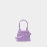Jacquemus Le Chiquito细肩带皮质斜挎包情侣款正品