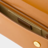 Le Chiquito Long 淡棕色皮质手提肩背包