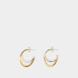 Bo Mini Earrings - Charlotte Chesnais - Silver/Gold - Gold