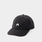 Regenerated Moire 黑色粘胶鸭舌帽