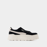 彪马 Puma Mayze Stack Wns 光面牛皮厚底运动鞋 小白鞋情侣款