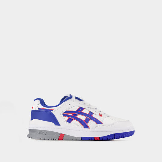 亚瑟士 Asics Ex89 白色光面牛皮运动鞋
