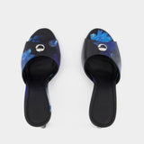 Coperni Holographic Logo Mules 高跟穆勒鞋