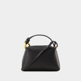 The JWA Corner 黑色纳帕小牛皮小号斜挎包