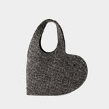 Coperni Heart Shopper Bag 编织手提肩背心形包