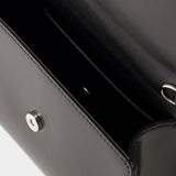 Mini Bow Bag 黑色光面小牛皮单肩包