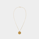 Alighieri Il Leone Medaillon 镀金金属奖章项链