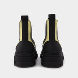 Ganni Cleated 牛皮短靴