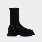 Ganni Retro Flatform Boots 厚底低筒靴