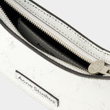 Platt Micro Crackle 白色小牛皮Hobo包