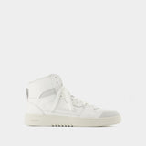 Dice Hi灰色皮质运动鞋