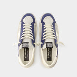 Stardan 灰色光面小牛皮运动鞋