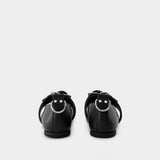 J.W. Anderson Punk 皮质芭蕾舞鞋