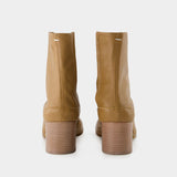 粉丝立减马吉拉 Maison Margiela Tabi H60 Ankle 皮质高跟踝鞋