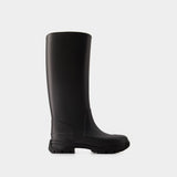 粉丝立减马吉拉 Maison Margiela Bottes Tabi Rain 皮质高筒靴