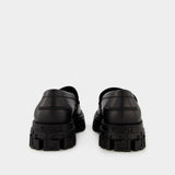 Mocassins Greca Border 皮质乐福鞋
