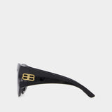Balenciaga黑色醋酸墨镜