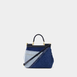 Sicily Bag - Dolce&Gabbana - Cotton - Blue Denim