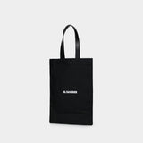 Jil Sander Book棉质黑色托特包