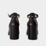 马吉拉 Maison Margiela Hannah 皮质高跟凉鞋2023年