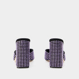 Paris Texas Holly Anja 水晶高跟穆勒鞋