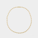 Numbering Plated Round Brilliant Heart 项链